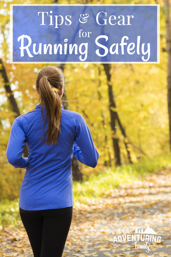 When I was a teenager, I was hit by a car while running. I'm a bit paranoid about safety now, so here's some tips and gear for running safely, night or day. Go to ouradventuringfamily.com to read all about it.