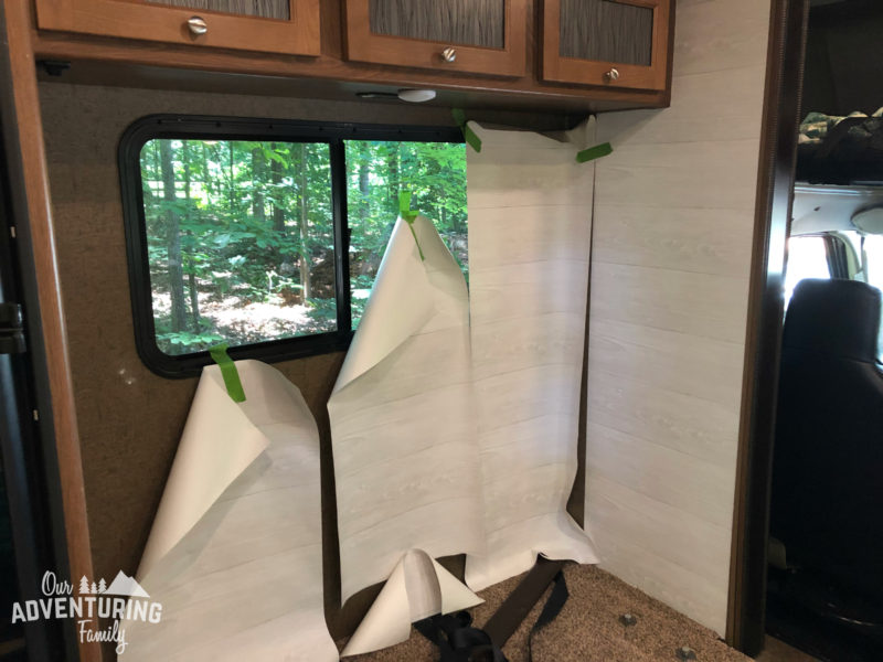 Looking for some easy and inexpensive ways to update your RV interior? We made some easy updates that have a big impact for less than $200. Find all the details at ouradventuringfamily.com. 